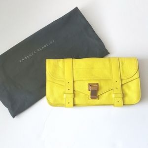 Proenza Schouler Ps1 Clutch "Sunshine" Yellow